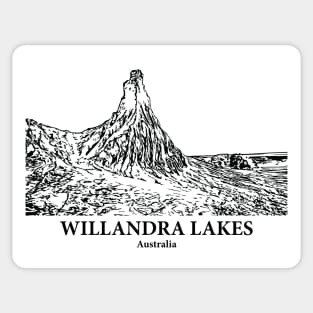Willandra Lakes Region - Australia Sticker